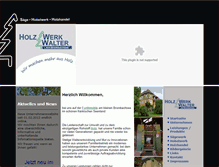 Tablet Screenshot of holzwerk-walter.de